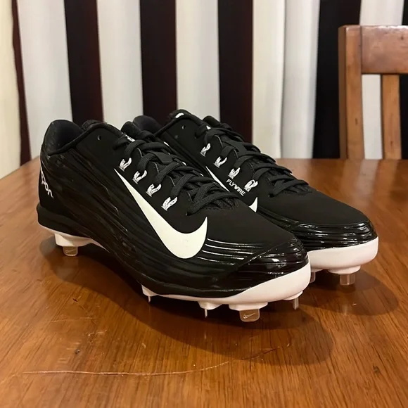 Nike Lunar Vapor Pro Baseball Cleats Shoes new black white Mens Size 9.5 Nike Vapor Ultrafly 2 Keystone AO7945-004 Black Baseball  main image 4